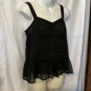 AE Sheer Pleat Front Top
